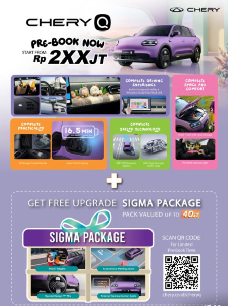 Promo prebook Chery Q